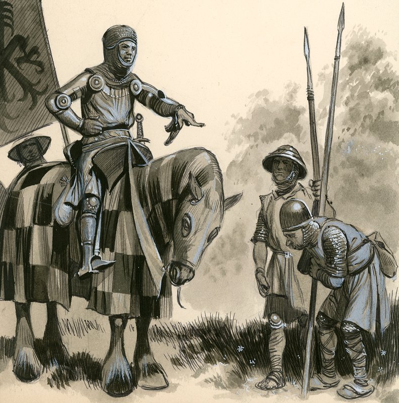 Un chevalier à l
