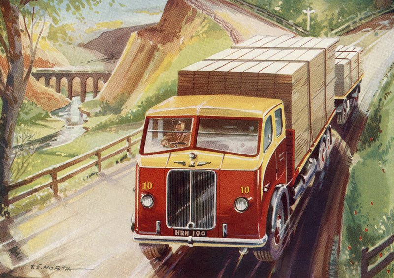 Un camion dévale vers Londres avec sa cargaison - English School