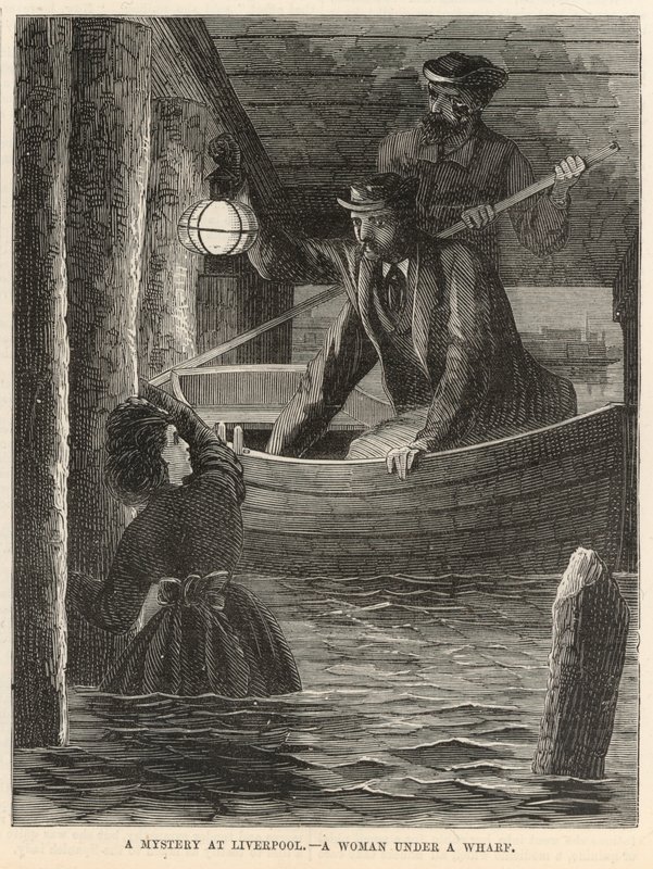 Un mystère à Liverpool; Une femme sous un quai - English School