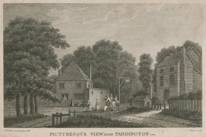 Vue pittoresque près de Paddington, Middlesex - English School