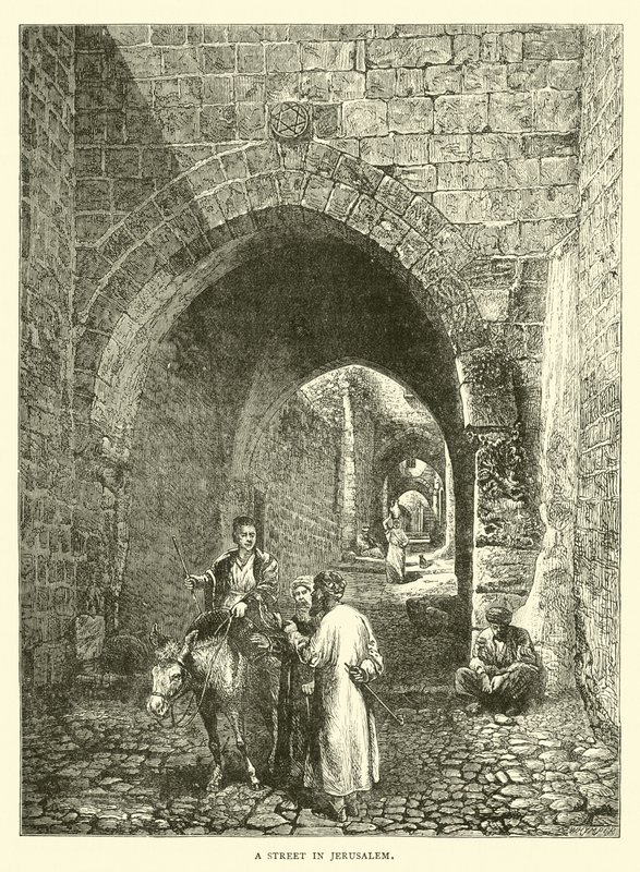 Une rue à Jérusalem - English School