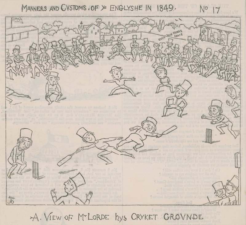 Vue de M. Lord - son terrain de cricket - English School
