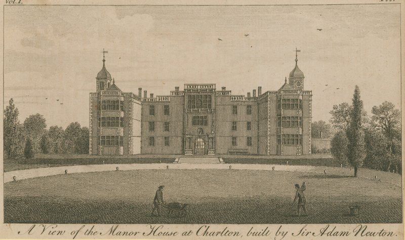 Vue de la Maison de Maître à Charlton, construite par Sir Adam Newton - English School