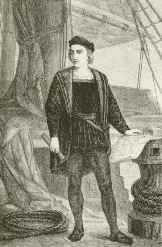 Un jeune Christophe Colomb (1451-1506), explorateur génois - English School