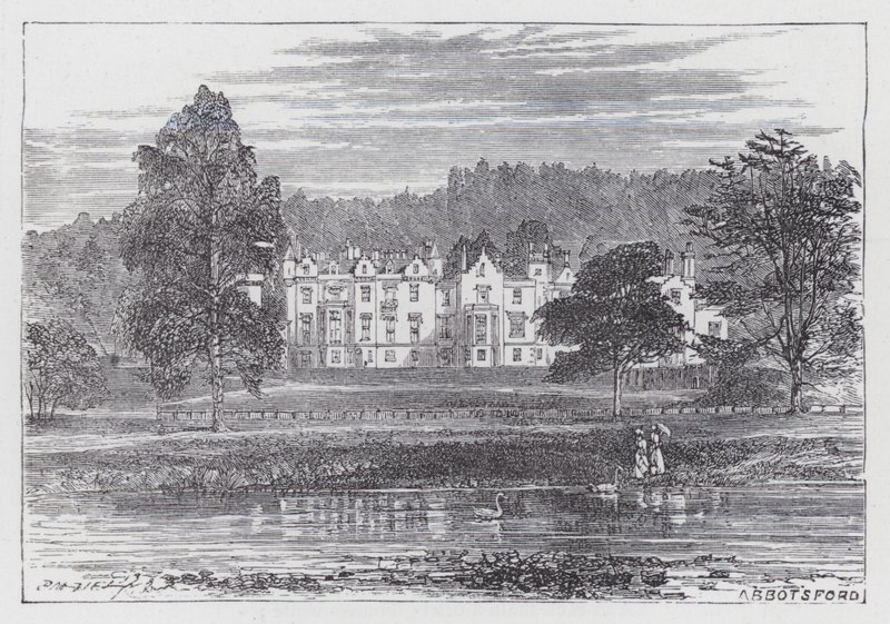 Abbotsford (gravure) - English School