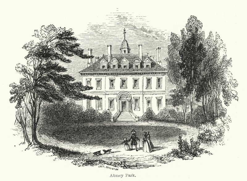 Parc Abney (gravure) - English School