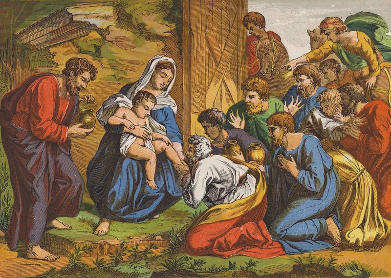 Adoration des Mages - English School