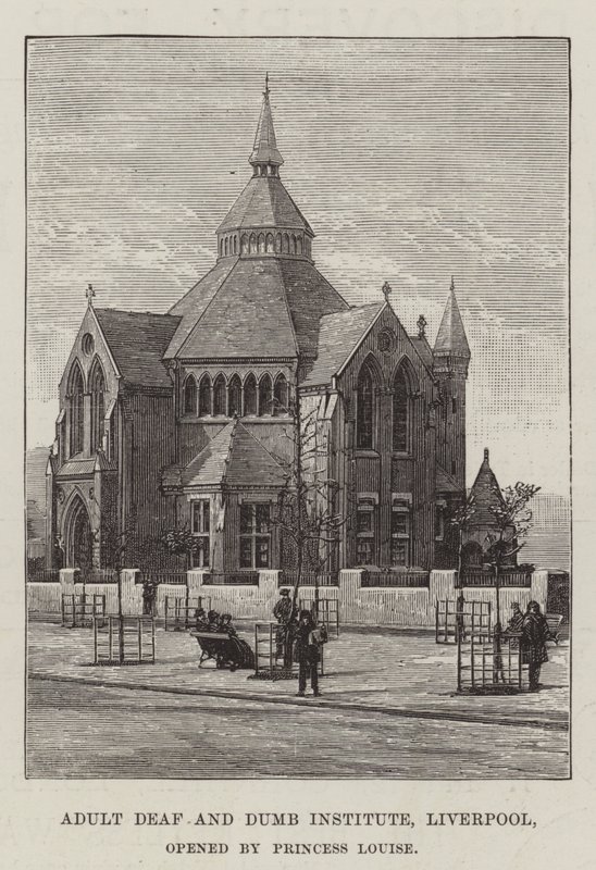 Institut pour adultes sourds et muets, Liverpool, ouvert par la princesse Louise - English School