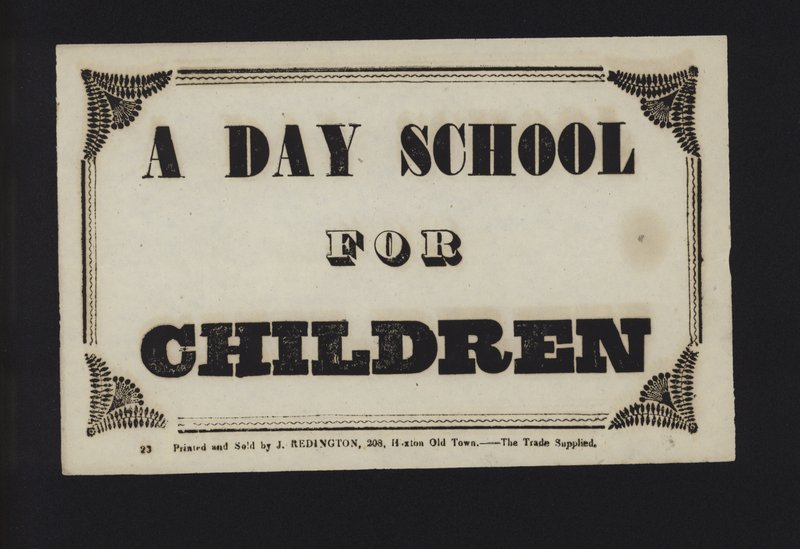Annonce : Une école de jour pour enfants (type) - English School