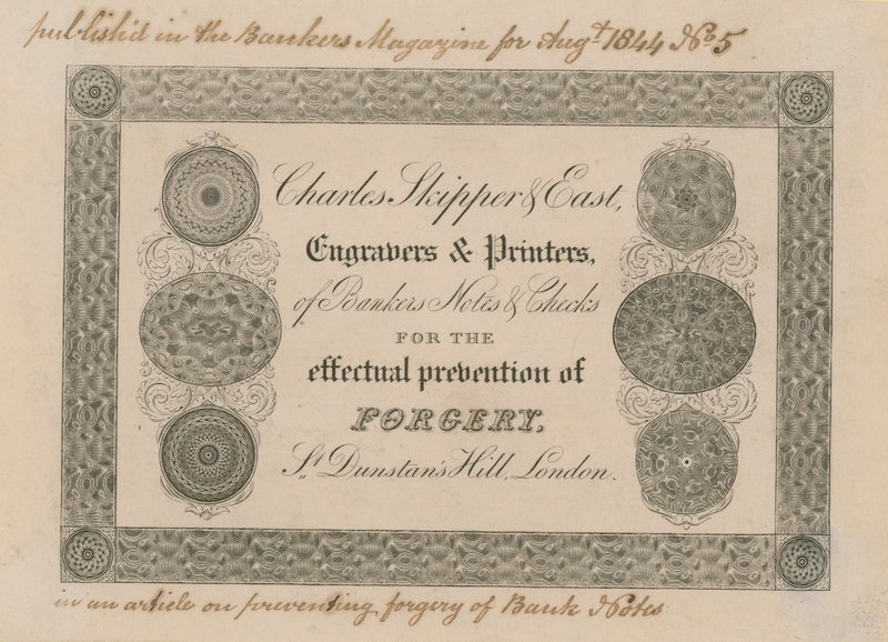 Publicité pour Charles Skipper & East - English School