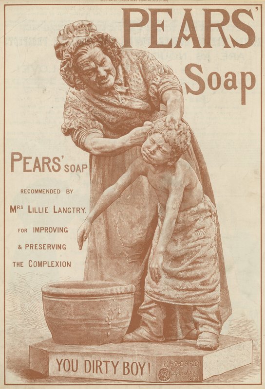 Publicité pour le savon Pears - English School