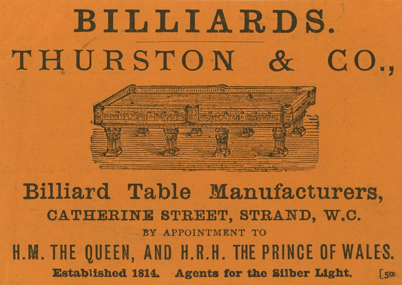 Publicité pour Thurston & Co - English School