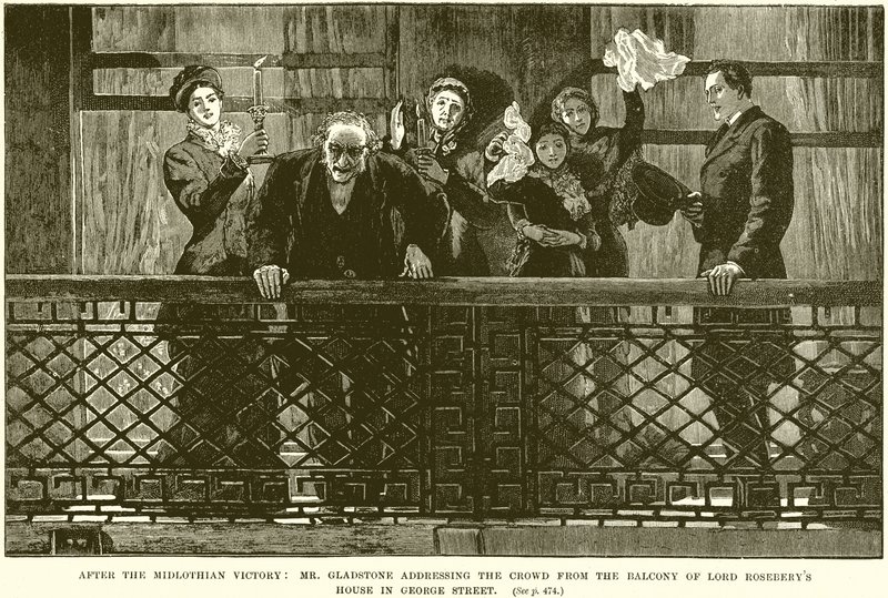 Après la victoire de Midlothian : M. Gladstone s