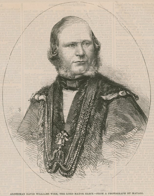 Alderman David Williams Wire, le Lord Maire élu - English School