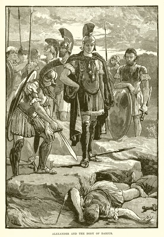 Alexandre et le corps de Darius - English School