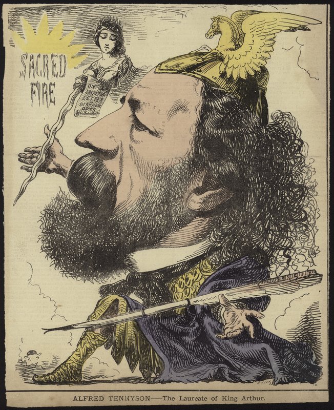 Alfred Tennyson - le Lauréat du Roi Arthur - English School
