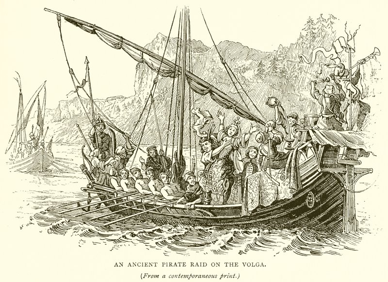 Un raid de pirates anciens sur la Volga - English School