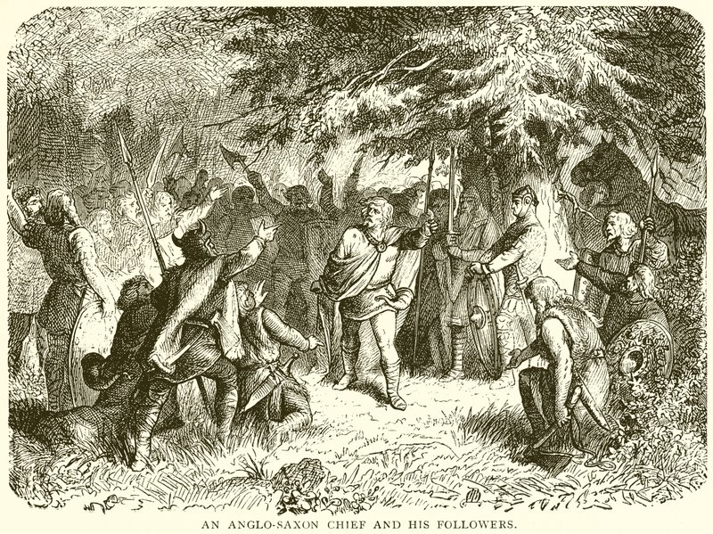 Un Chef Anglo-Saxon et ses Suivants - English School