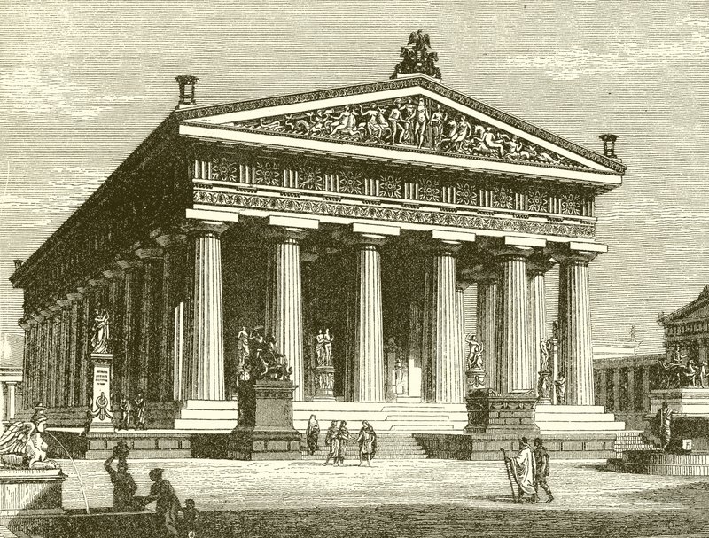 Un temple dorique ancien : le sanctuaire de Poséidon à Paestum - English School