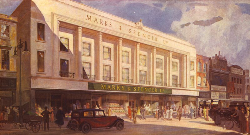 Une élévation de design classique, 1935 - English School