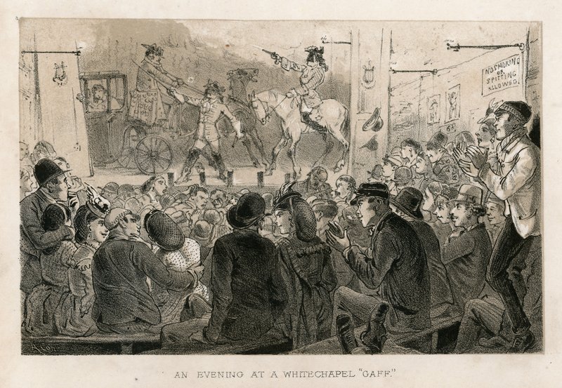 Une soirée à Whitechapel Gaff. Dick Turpin - English School