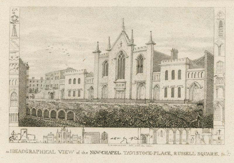 Vue idéographique de la nouvelle chapelle - English School