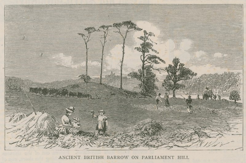 Ancien tumulus britannique sur Parliament Hill - English School