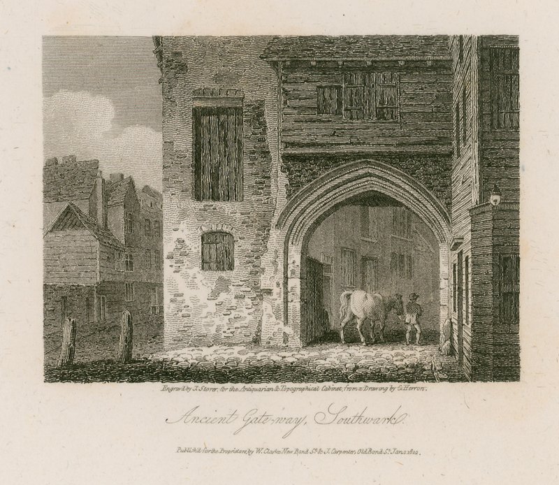 Ancienne porte, Southwark - English School