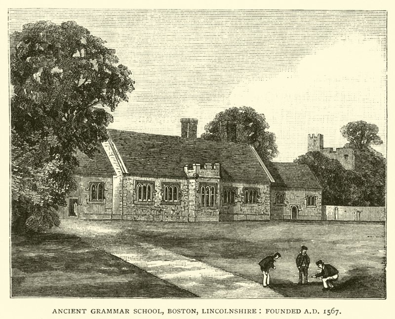 Ancienne École de Grammaire, Boston, Lincolnshire, fondée en 1567 - English School