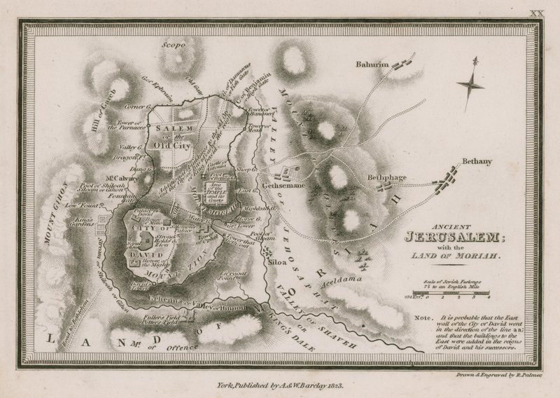 Jérusalem antique; avec le pays de Moriah - English School