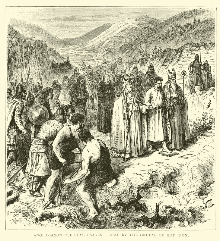 Usages cléricaux anglo-saxons, procès par l