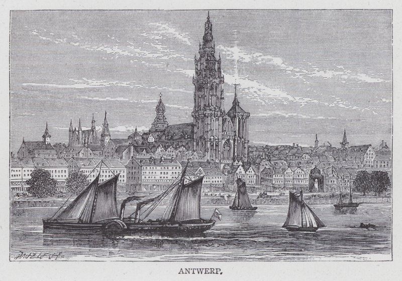 Anvers (gravure) - English School