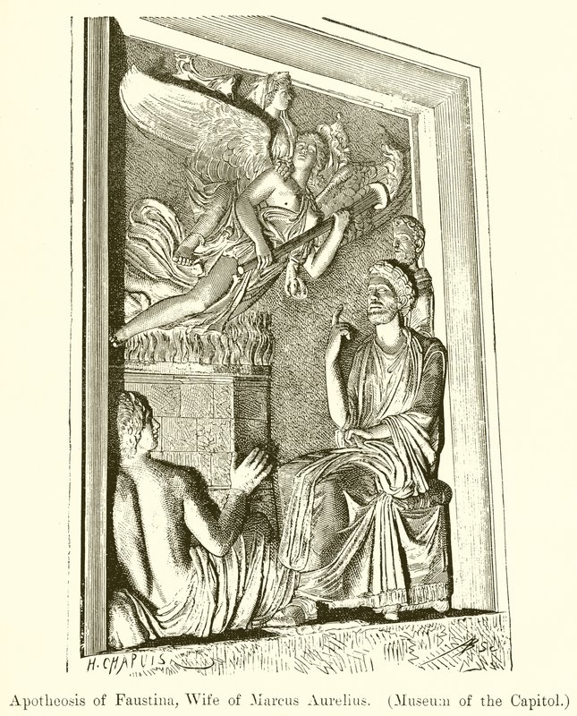 Apothéose de Faustine, épouse de Marc Aurèle (Musée du Capitole) - English School