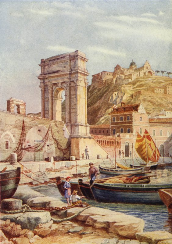 Arc de Trajan et port d