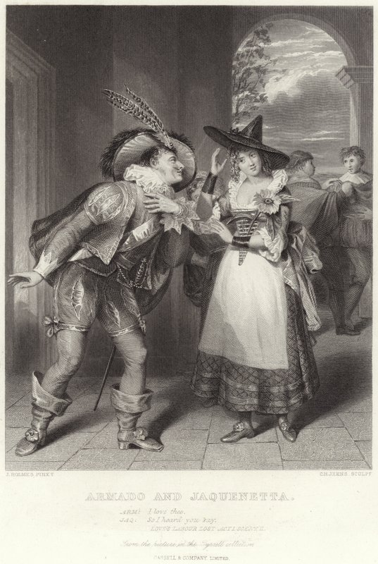 Armado et Jaquenetta, Peines d