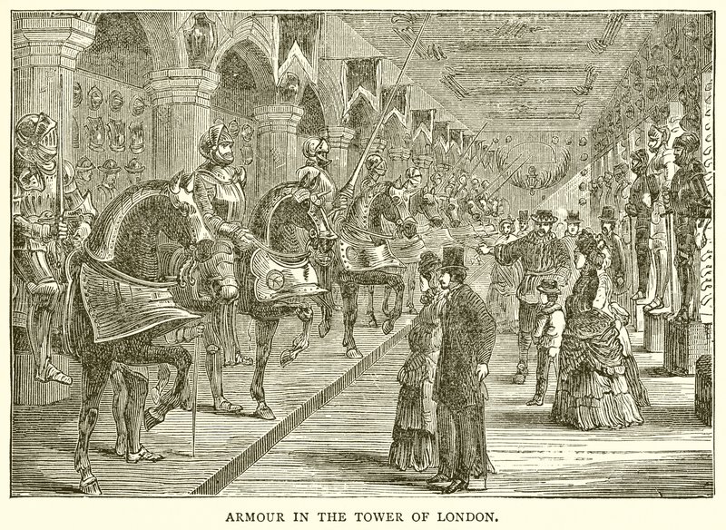 Armure dans la Tour de Londres - English School