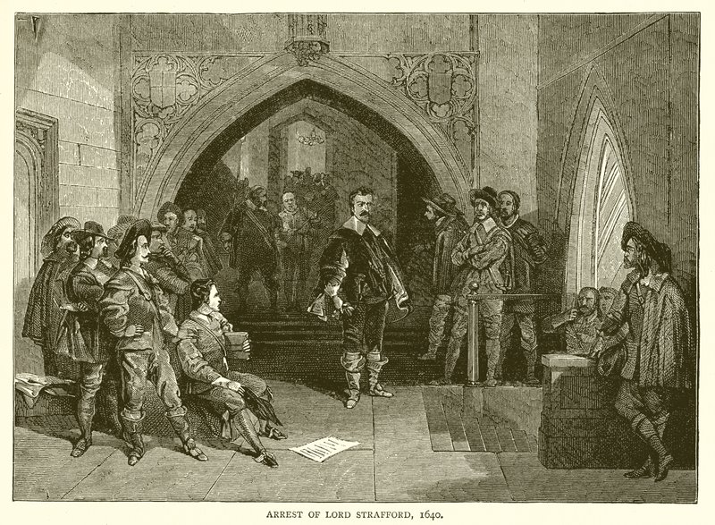Arrestation de Lord Strafford, 1640 - English School