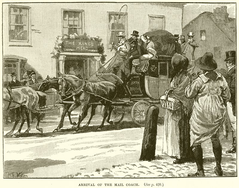 Arrivée de la diligence - English School
