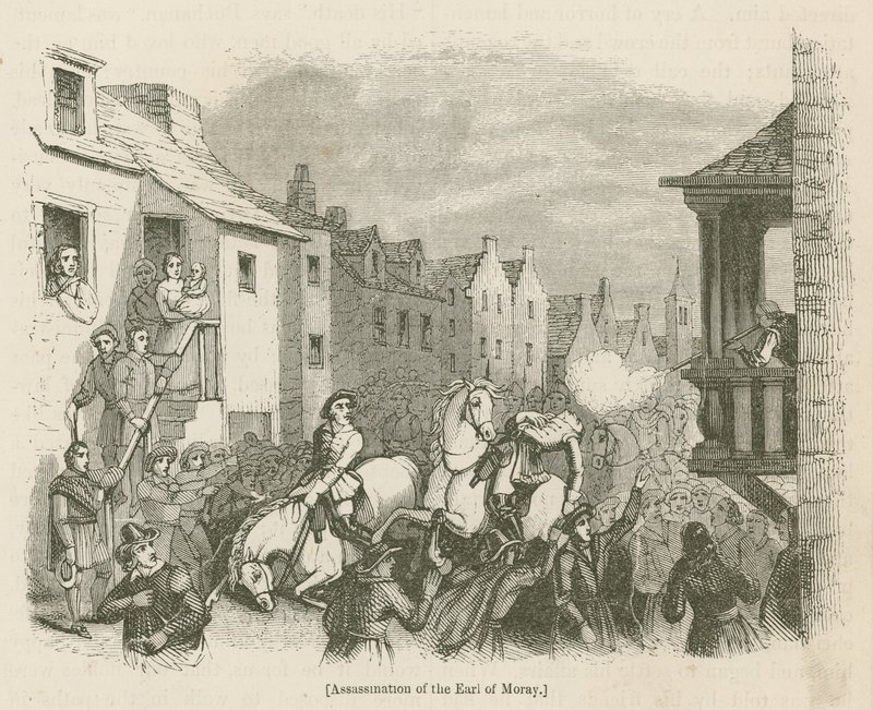 Assassinat du comte de Moray - English School