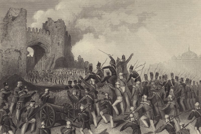 Assaut de Delhi - capture de la Porte Kashmiri - English School