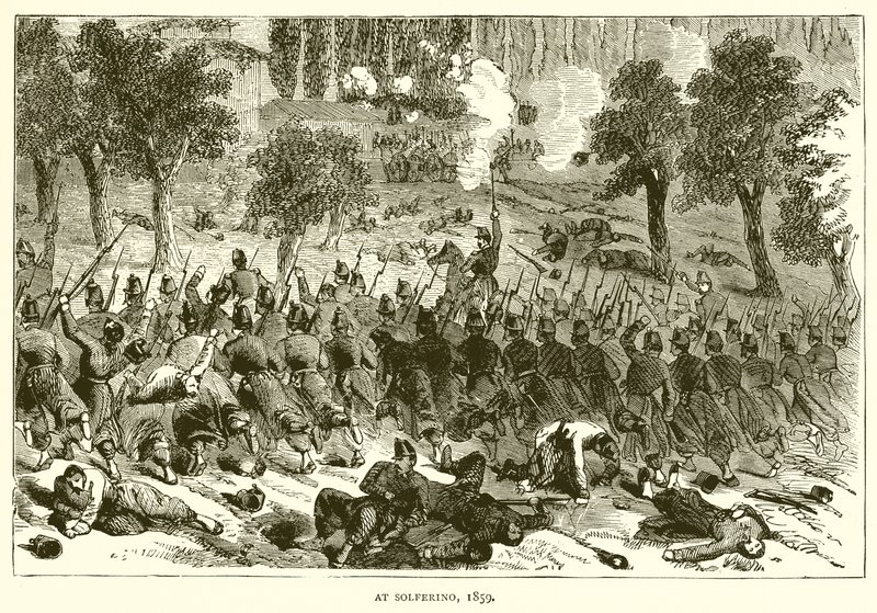 À Solférino, 1859 - English School