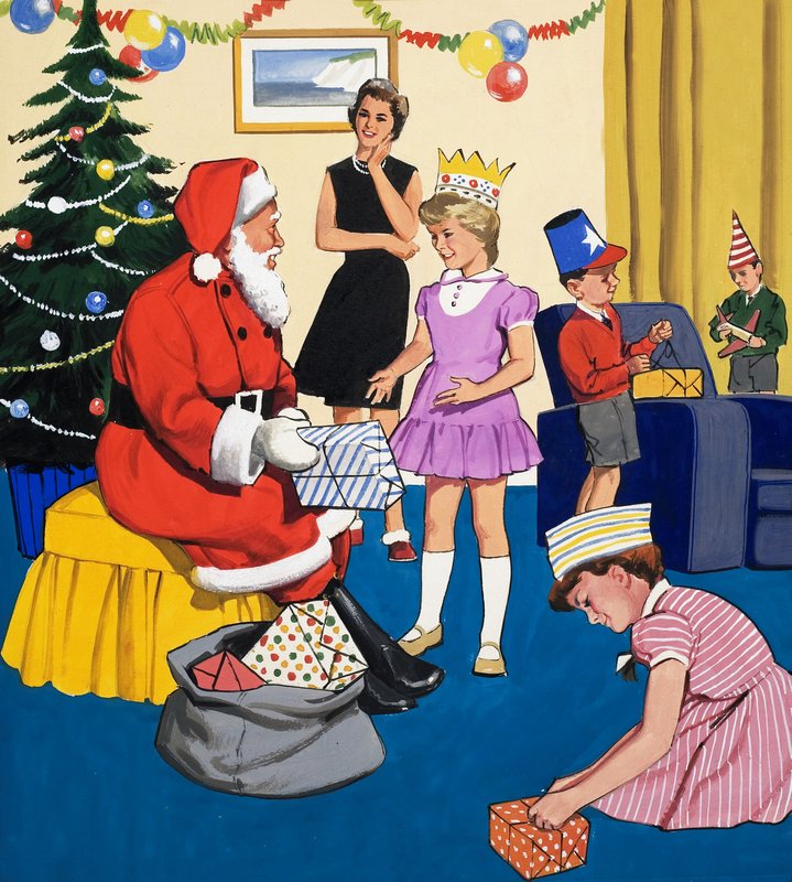À une fête de Noël - English School
