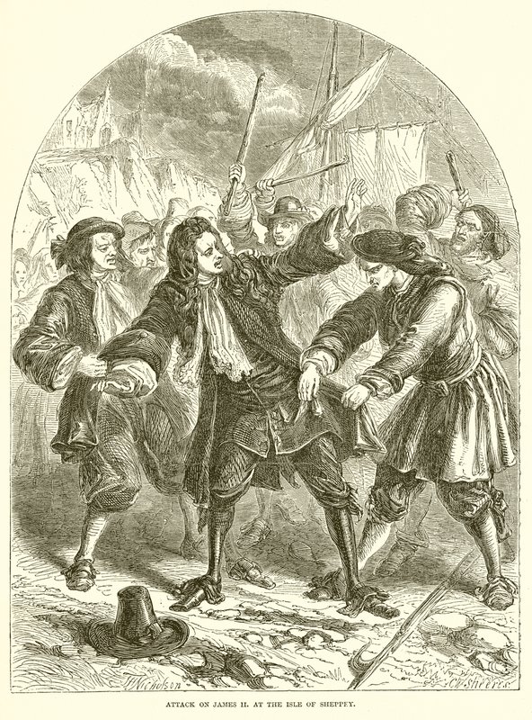 Attaque contre Jacques II à l