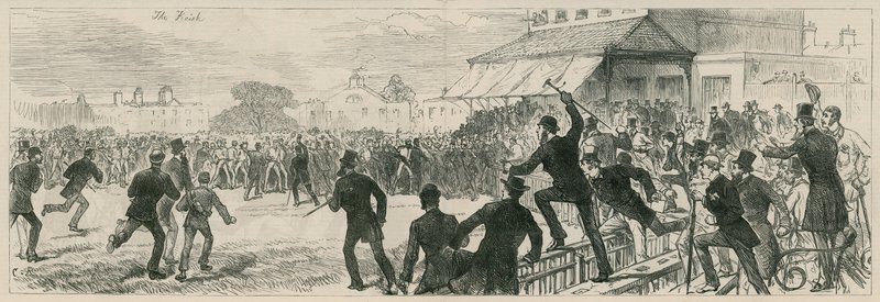 Cricketers australiens à Kennington Oval : La fin - English School