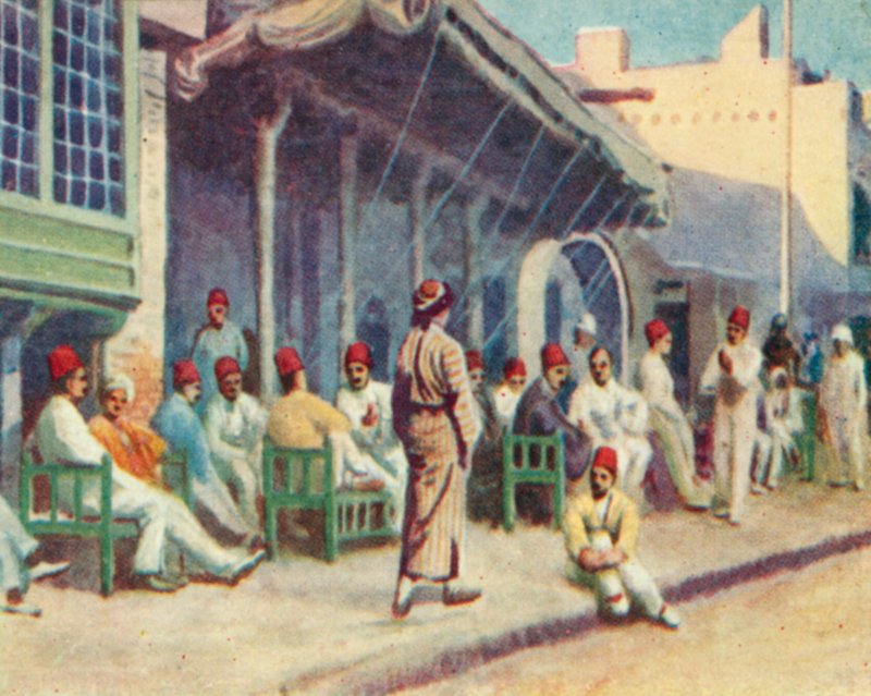 Bagdad, café typique - English School