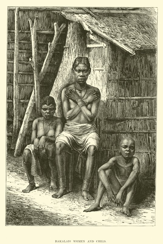 Femmes et enfant Bakalais - English School