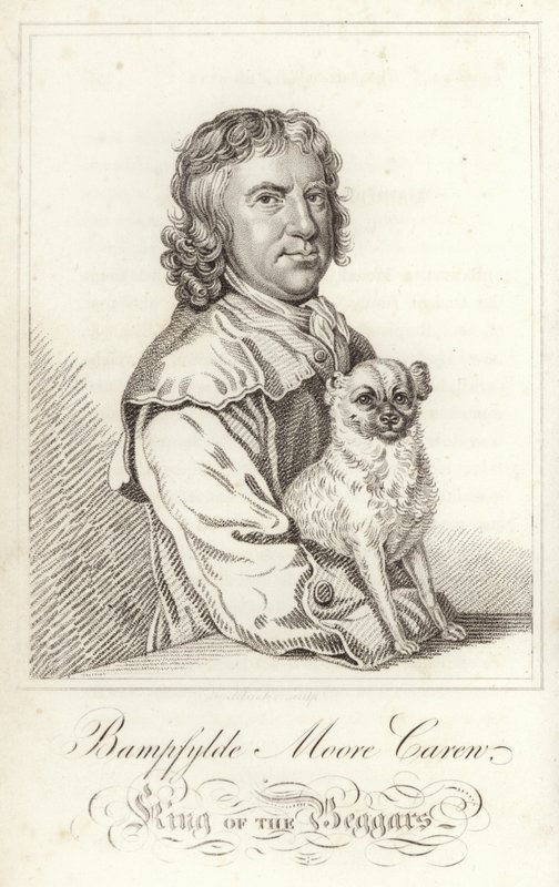 Bampfylde Moore Caren, roi des mendiants - English School