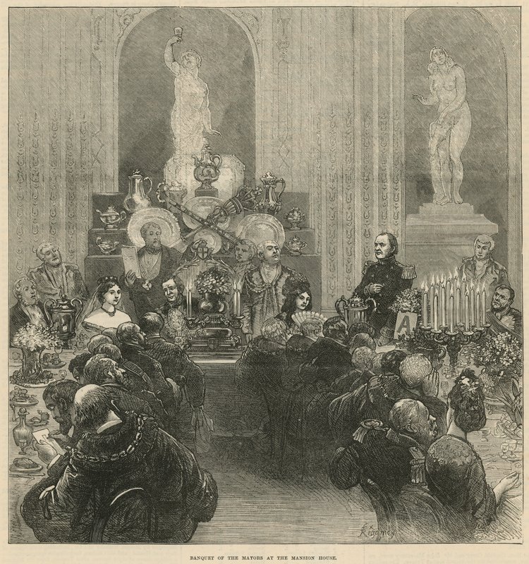 Banquet des maires au Mansion House - English School