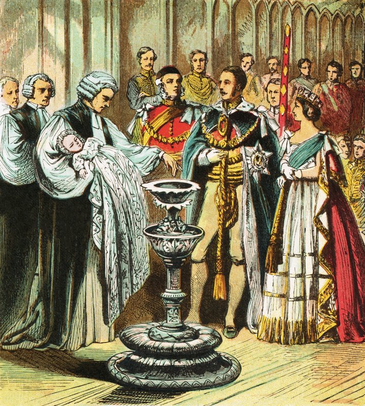 Baptême du prince de Galles - English School