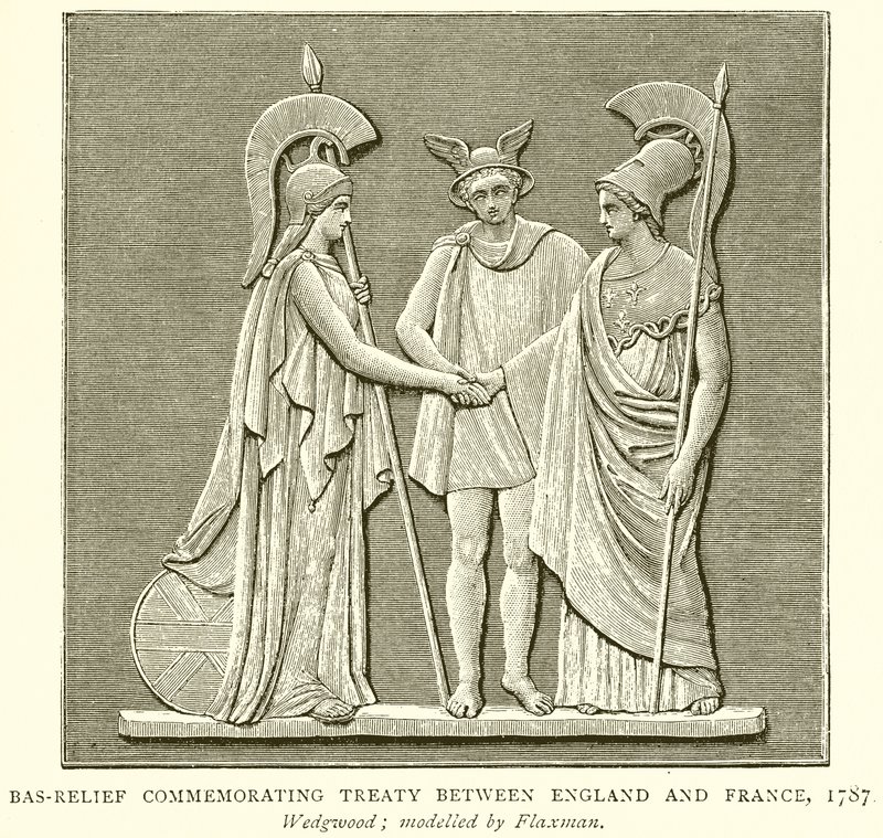 Bas-relief commémorant le traité entre l